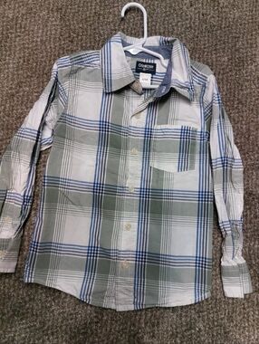 OshKosh B'gosh Boys Plaid Button-Down Shirt